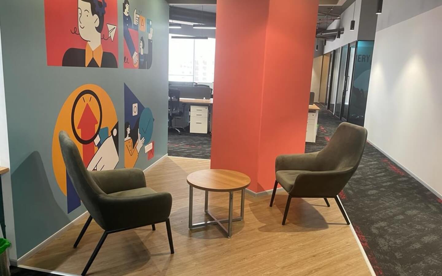 Co Working Office Space is available for rent in Cunningham Road