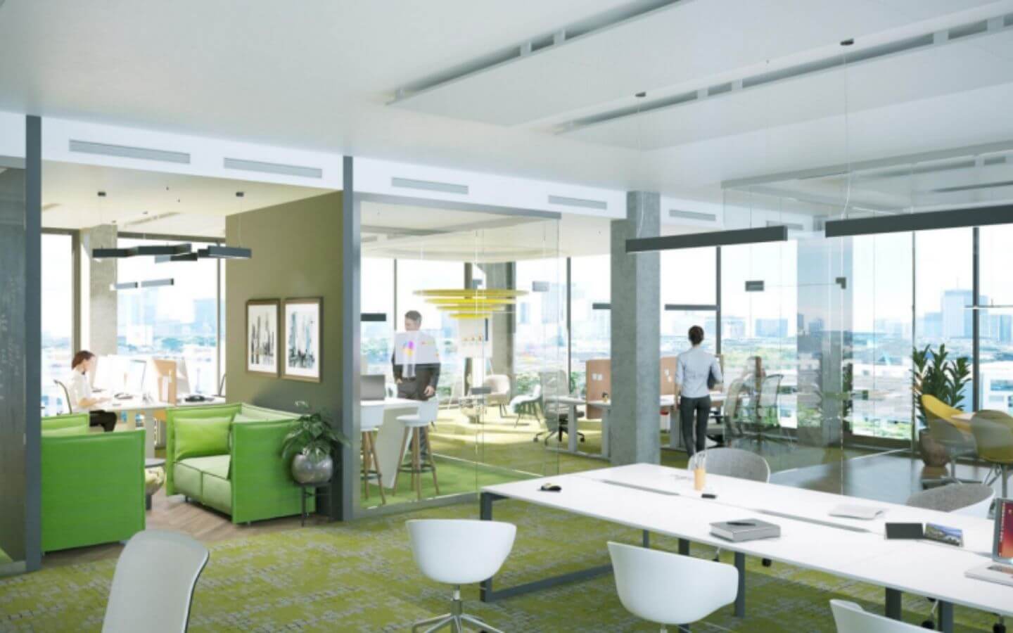 Co Working Office Space is available for rent in Global Technology Park (GTP)