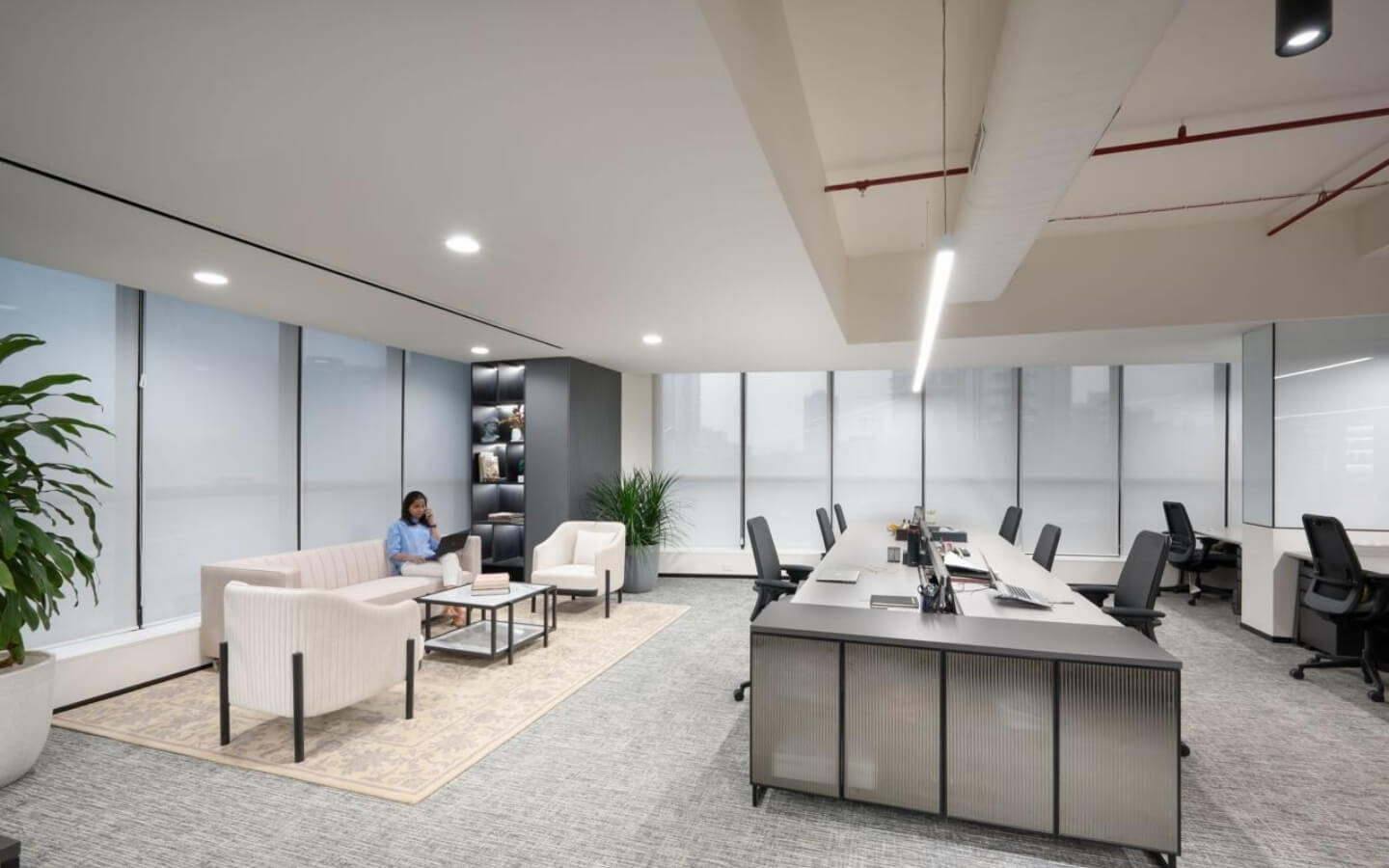 Plug and Play Office Space for rent in Prestige Towers