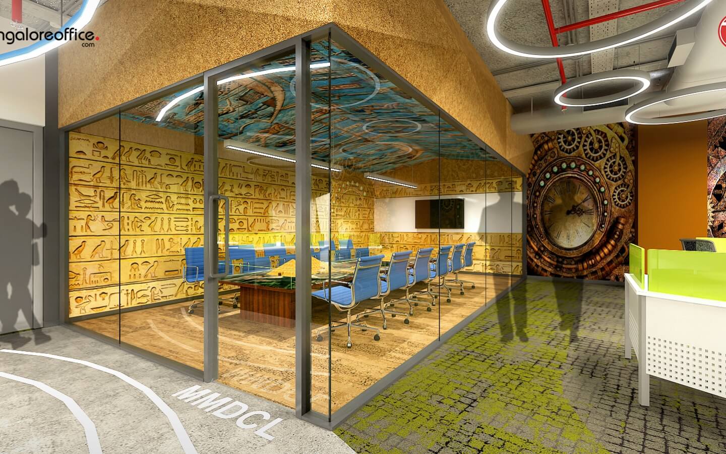 Co Working Office Space is available for rent in Silk Board