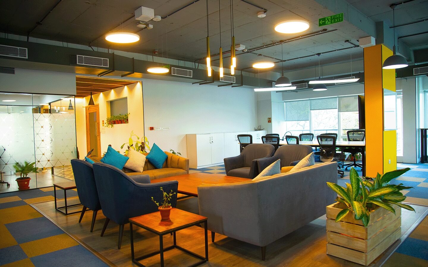 Co Working Office Space is available for rent in Embassy Golf Links