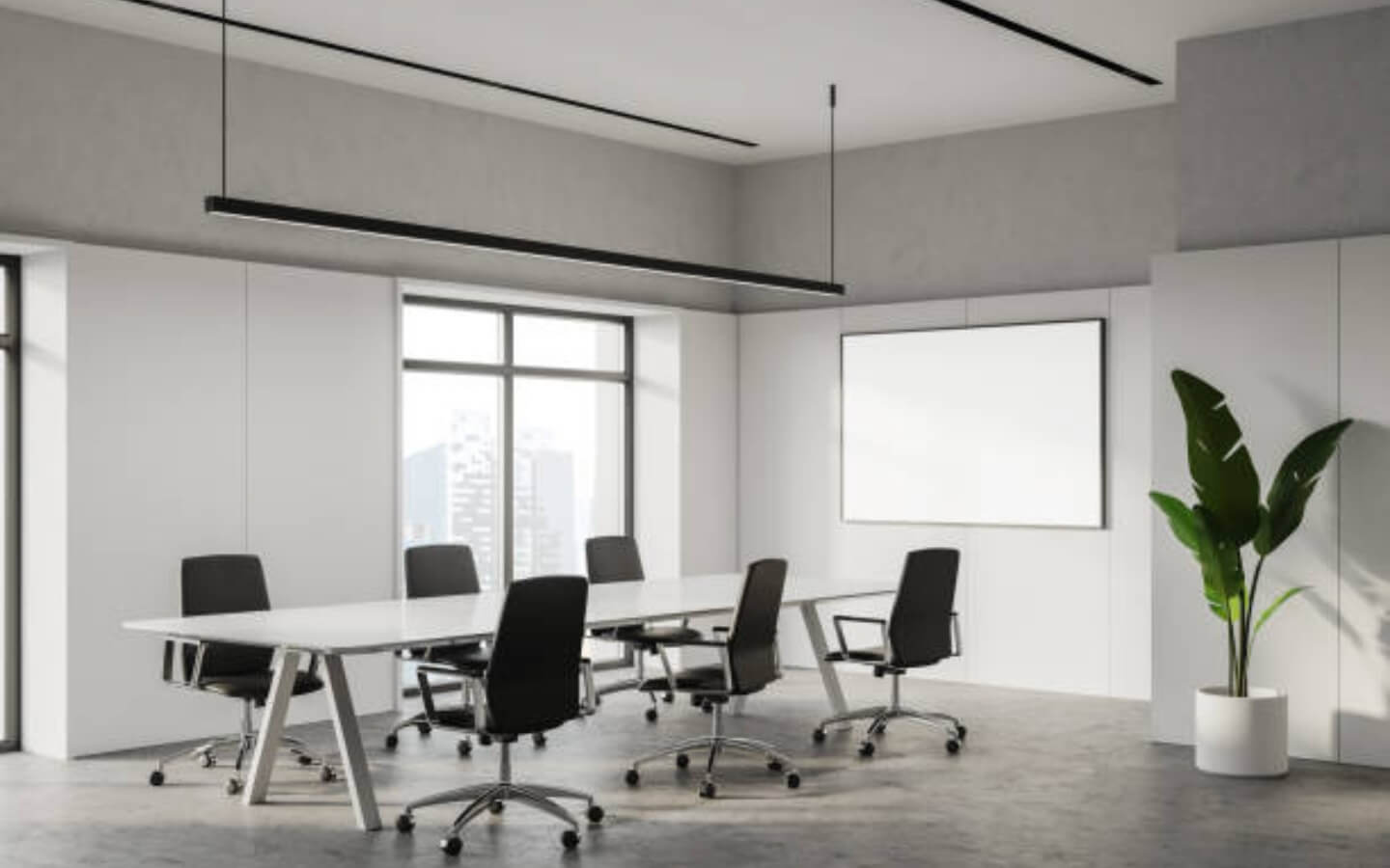 Furnished Office Space is available for rent in Raheja Towers